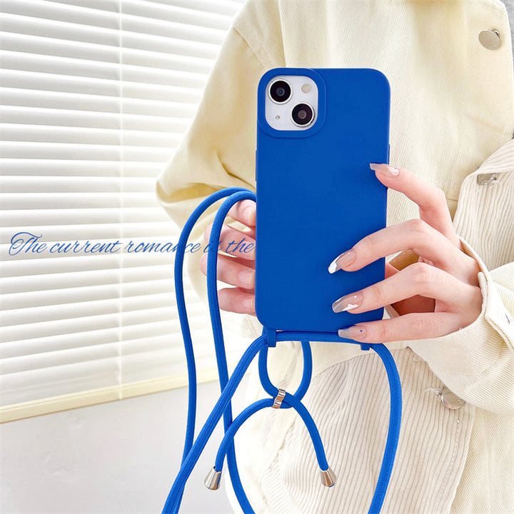 Stornfield | Solid Silicone Lanyard Case for iPhone