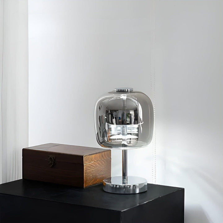 Portable - Stylish Stornfield Mirror Glass Table Lamp