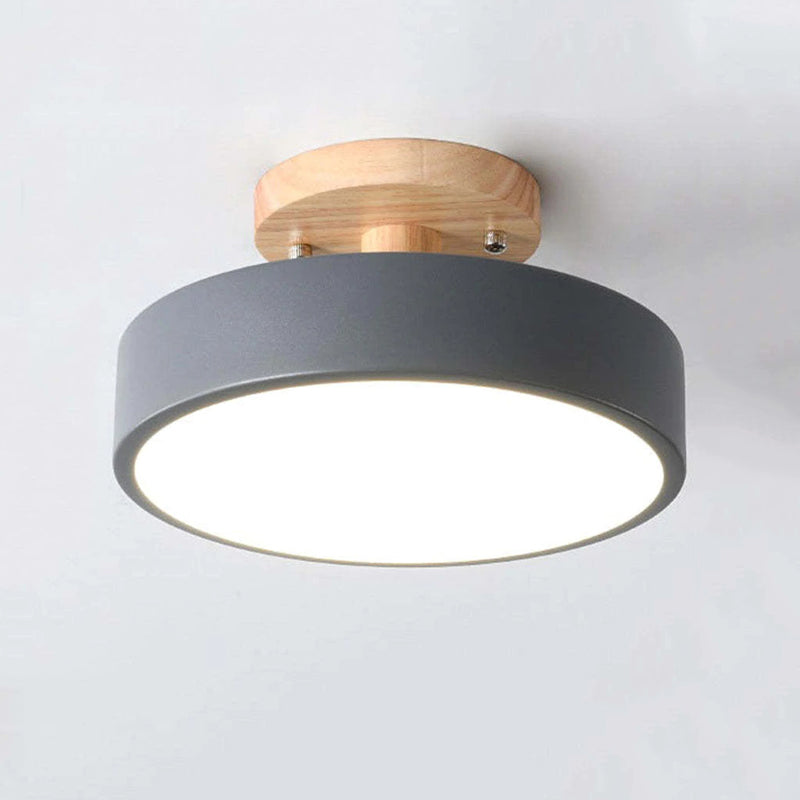 Stylish LED Ceiling Lamp of Wood and Acrylic for Bedroom, Dining Room and Living Room | Stornfield
