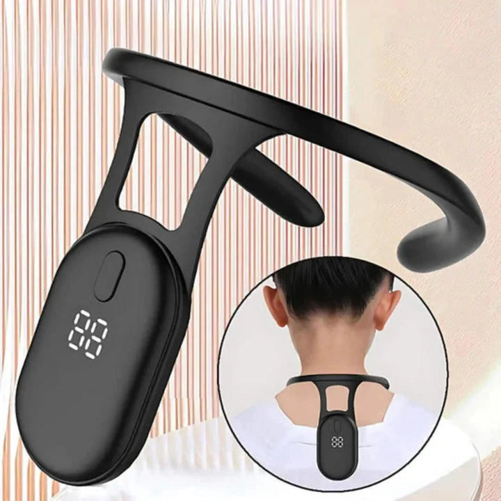 Stornfield | Cervical Spine Traction Neck Support for Posture Correction | Adjustable Neck and Back Posture Corrector | Spine Alignment and Relief | Real Time feedback