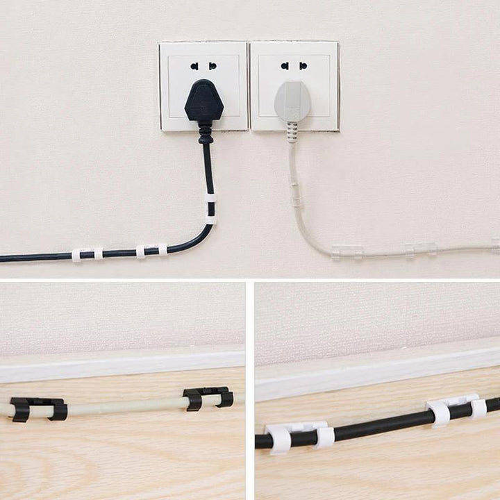 Self-adhesive Wire/Cable Clips in Plastic | Stornfield