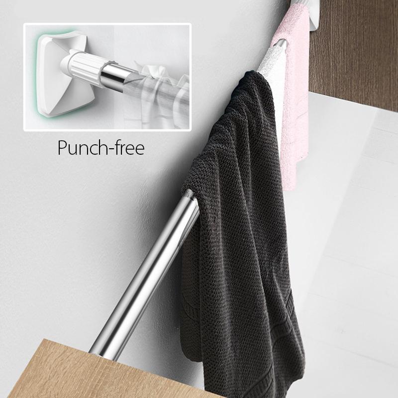 No-Drill Telescopic Clothing Rod | Stornfield