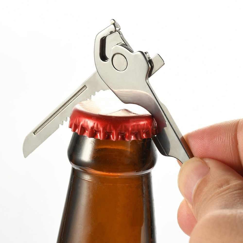 6-in-1-Keyring Multifunctional Tool Mini-Multitool Keychain Pocket Stainless Steel Foldable Swiss Tech Simple Bottle Opener Keychain | Stornfield