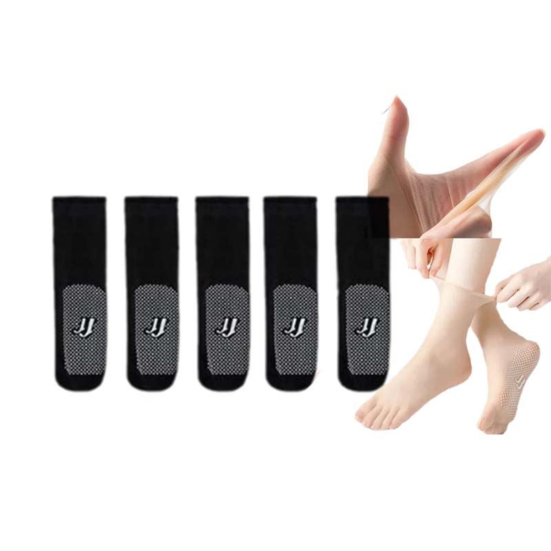 Spring Summer Invisible Non-Slip Crystal Silk Socks | Stornfield