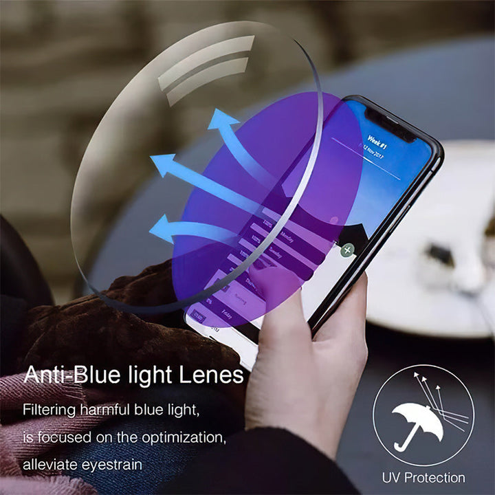 Stornfield | 2024 new high hardness anti-blue light sapphire reading glasses dual focus intelligent reading glasses