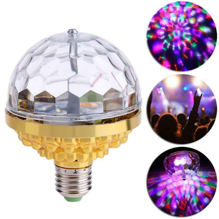 LED Disco Ball Colorful Rotating Bulb | Stornfield