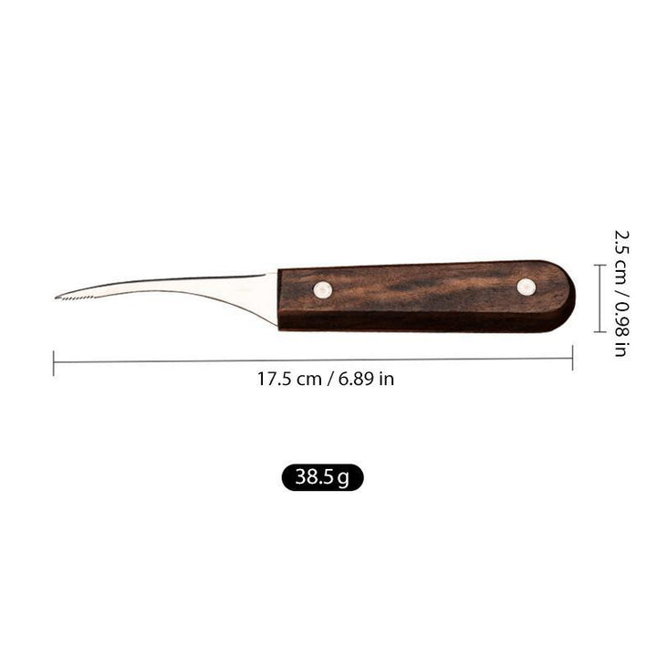 Stainless steel shrimp tool with wooden handle | Stornfield