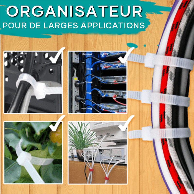 Reusable Cable Ties (100PCS) | Stornfield