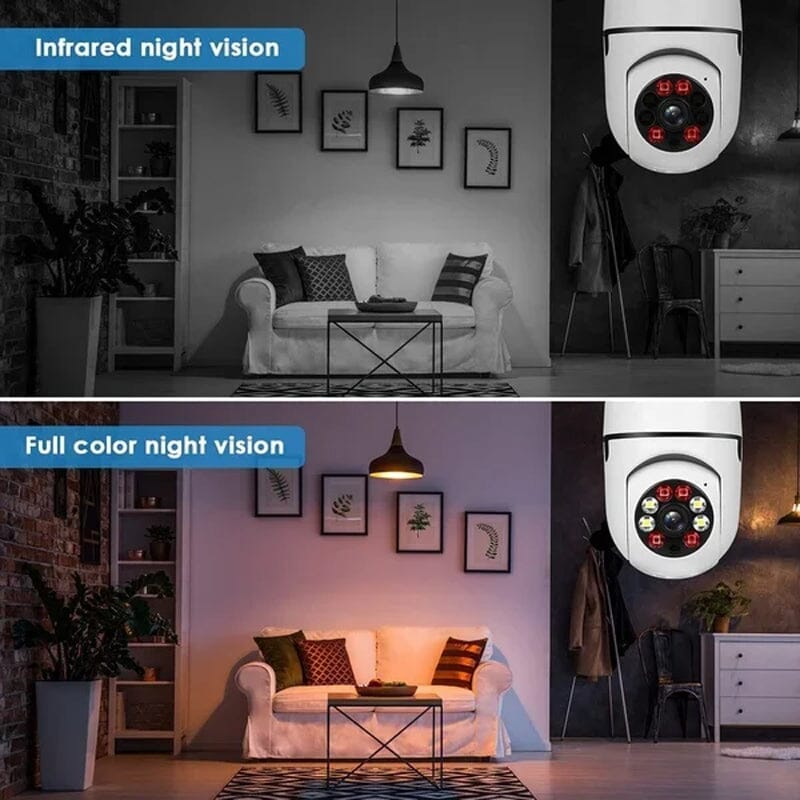 Wireless WiFi Light Bulb Security Camera | Stornfield