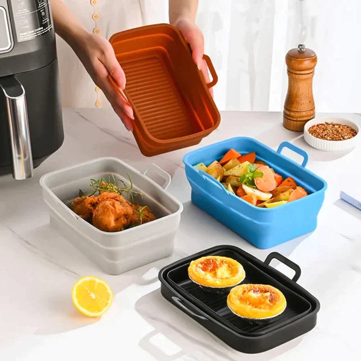 Foldable Air Fryer Silicone Baking Tray | Stornfield