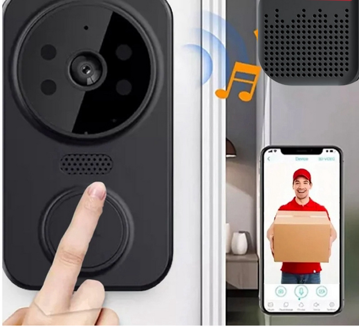 Noctiq Smart Wi-Fi Video Doorbell - HD Camera, Night Vision, Motion Sensor | Stornfield
