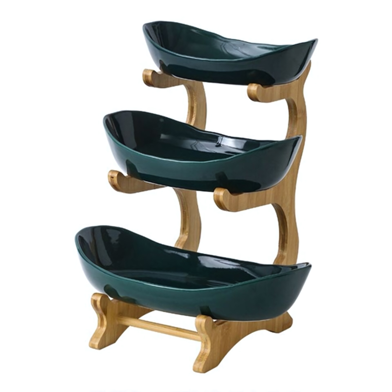 Stornfield | FruitTriad | Three-Tier Plastic Fruit Bowl