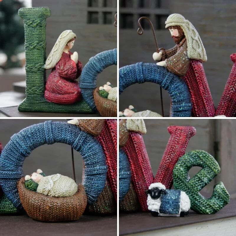 Handcrafts Family Nativity Statue | Stornfield