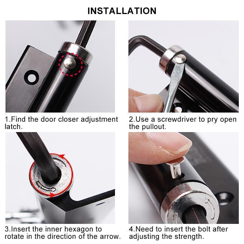 Automatic Door Self-Closing Hinge | Stornfield