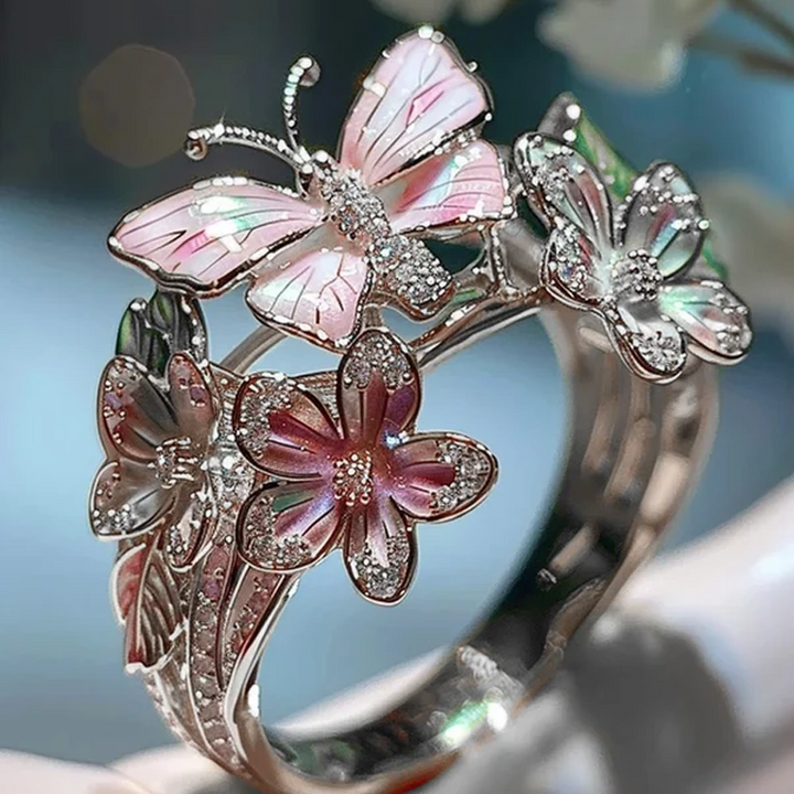 Butterfly flower ring | Stornfield