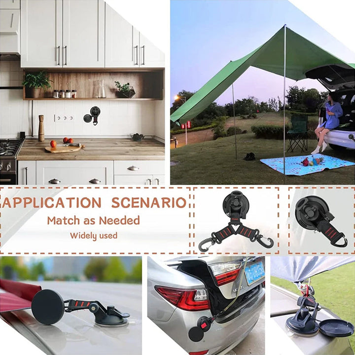 Heavy Duty Vacuum Suction Cup with Hook | Stornfield