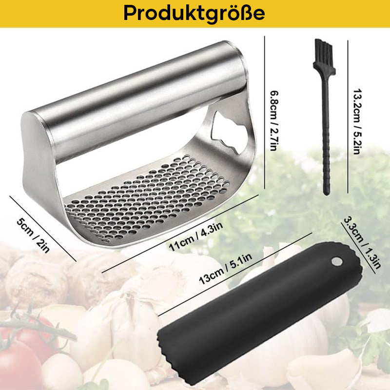 New garlic press made of stainless steel | Stornfield