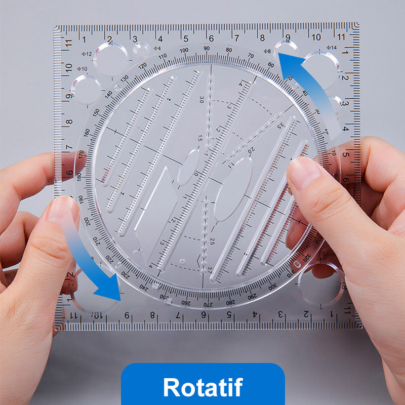 Multifunctional Drawing Ruler | Stornfield