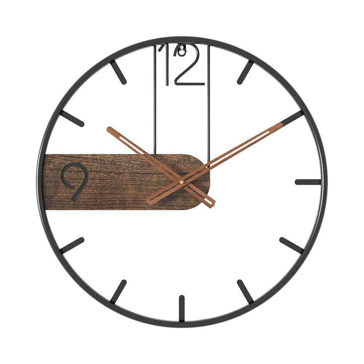 GrandeTime Clock - Modern large round metal wall clock | Stornfield