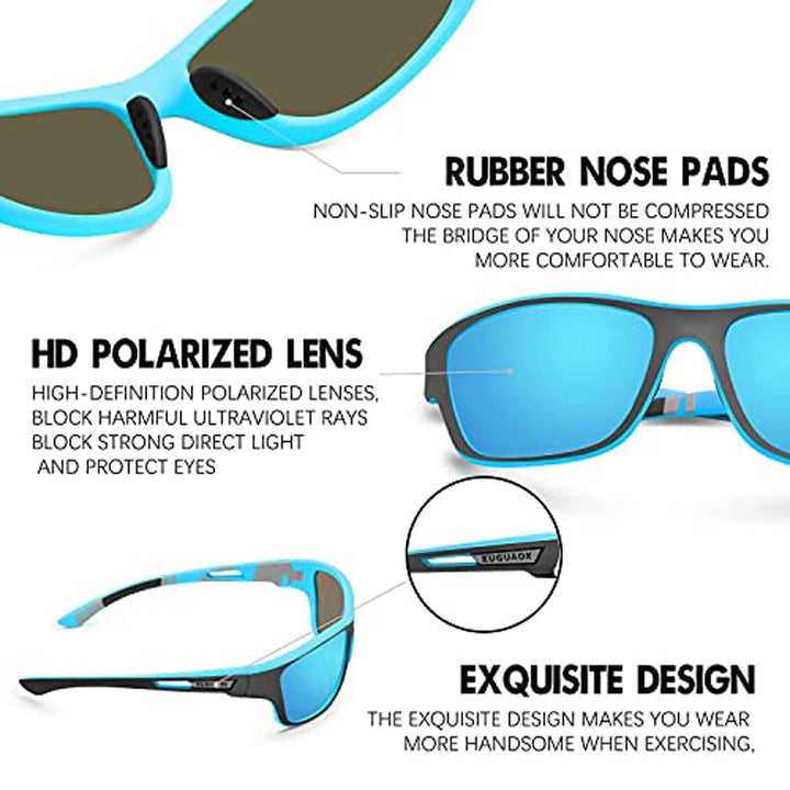 Outdoor Sport Sunglasses with Glare-Free Polarized Lenses | Stornfield