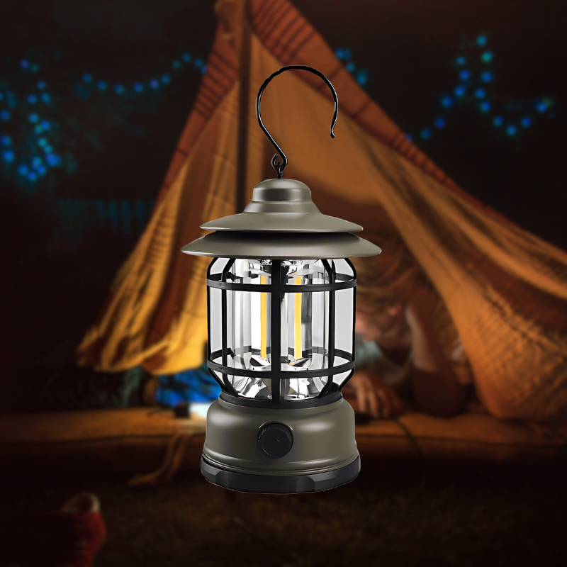 Retro-Style Smart Portable Lamp for Indoor & Outdoor Use Charm | Stornfield
