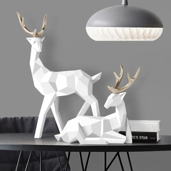 Stornfield | Geometric Deer Statue