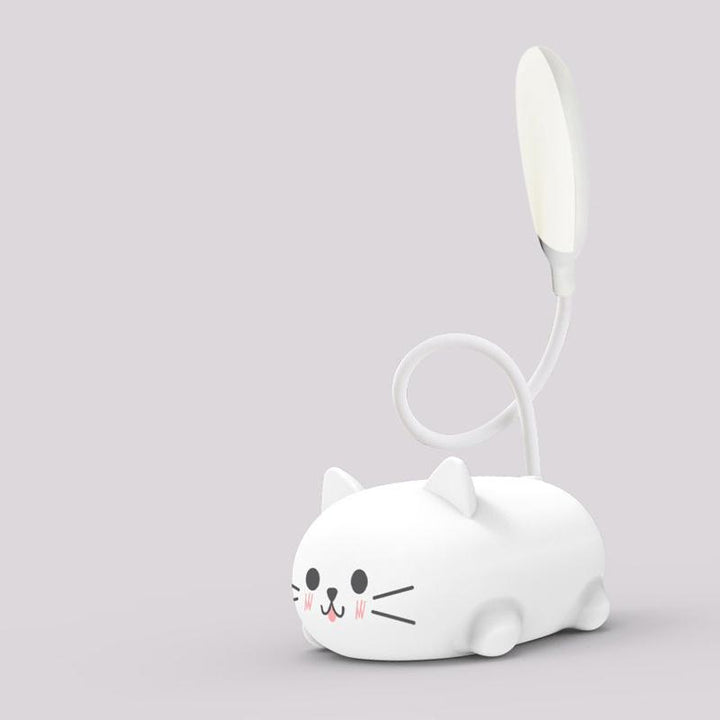 Stornfield | Mini Cat Cartoon LED Eye Protection Reading Lamp USB Rechargeable Desk Lamp