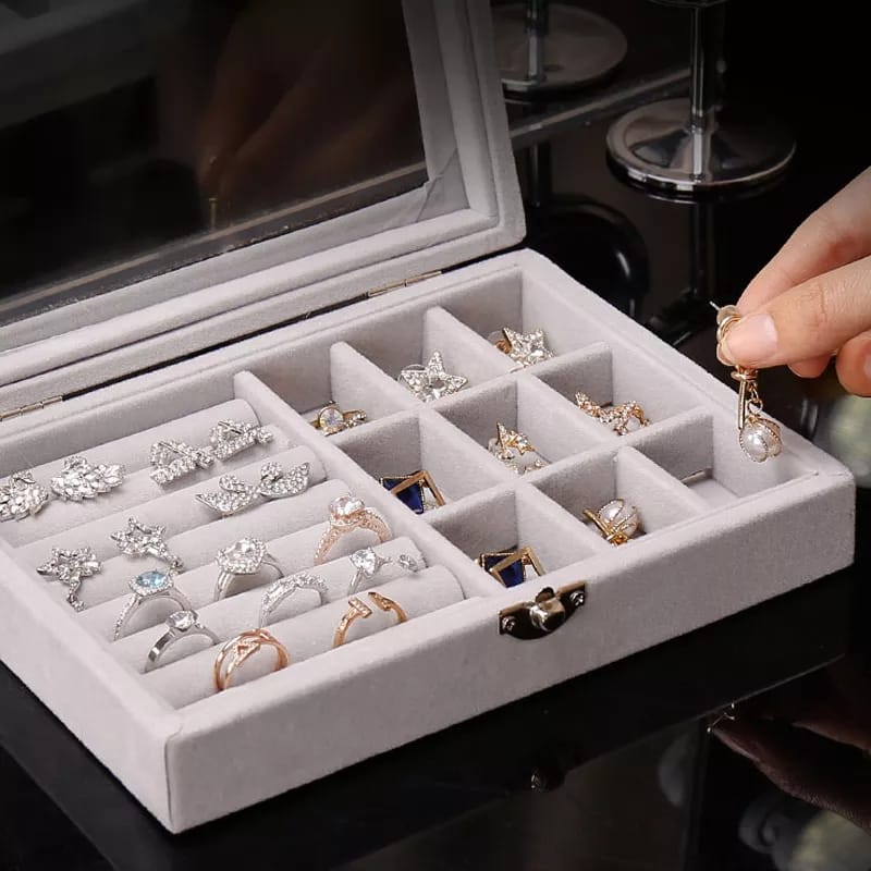 Premium Leather Double Layer Stornfield Jewelry Box