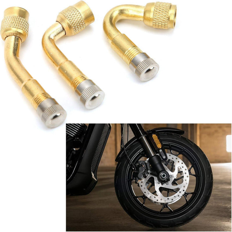 Tire Valve Extension Flexible 3-Way Set | Stornfield
