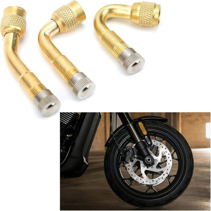 Tire Valve Extension Flexible 3-Way Set | Stornfield