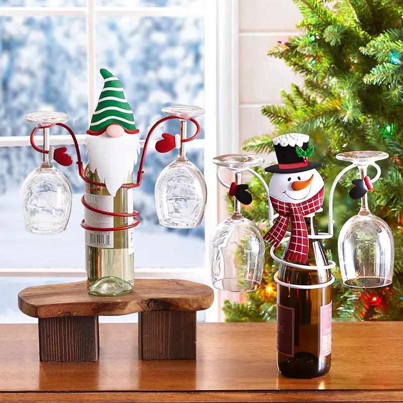 Holiday Wine Bottle & Glass Holders | Stornfield
