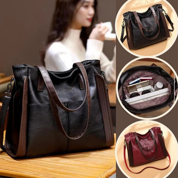 Women's tote bag made of soft leather with large capacity | Stornfield