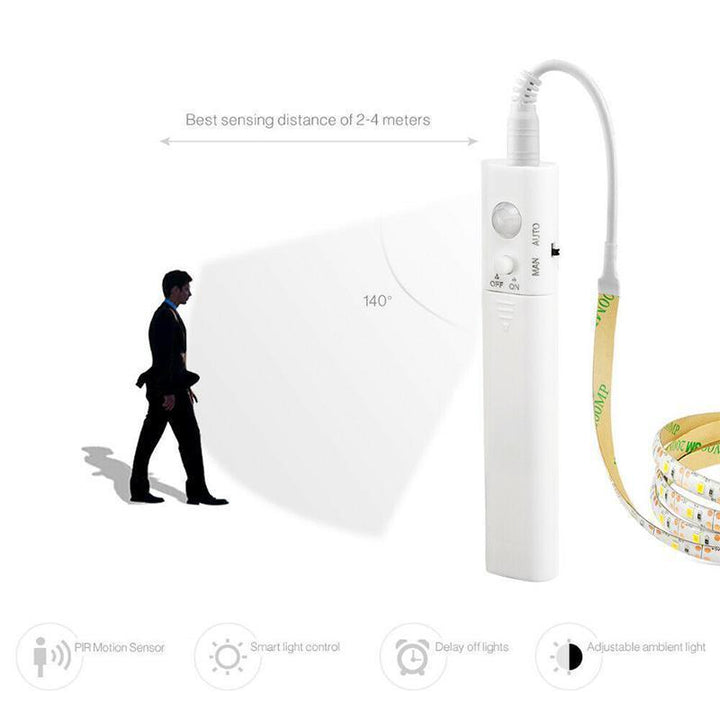 LED motion detector waterproof light belt | Stornfield