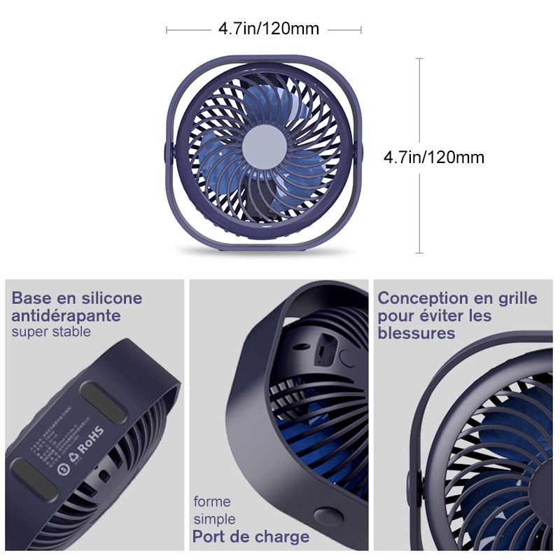 Mini-USB Square Fan | Stornfield