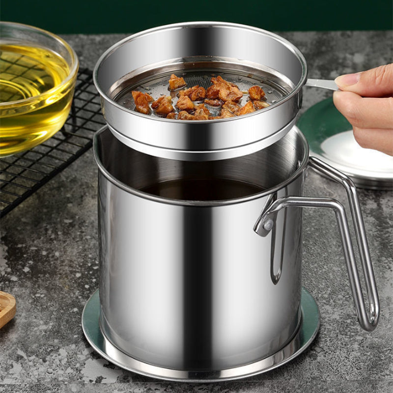 Stainless Steel Oil Filter Pot | Stornfield