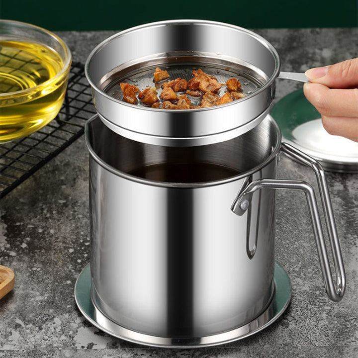 Stainless Steel Oil Filter Pot | Stornfield