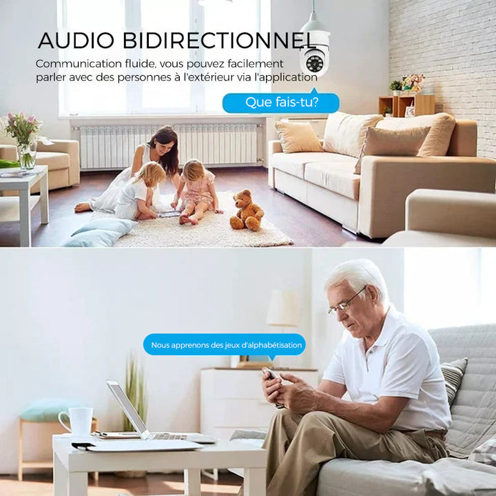 Wireless Bulb Security Camera | Stornfield