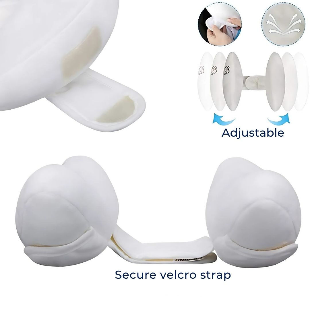 CuddleGuard | Baby Head Protection Cushion – Shock-Absorbing Banana Cushion – Breathable – Safety Lift for Stroller and Toddler
