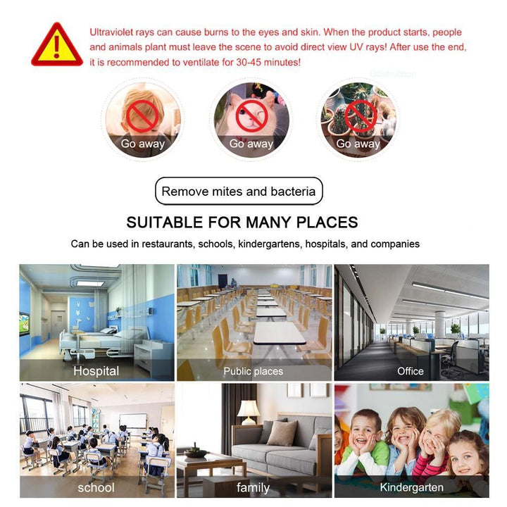 Stornfield | Germicidal UV Light - 8W Ultraviolet Germicidal Light