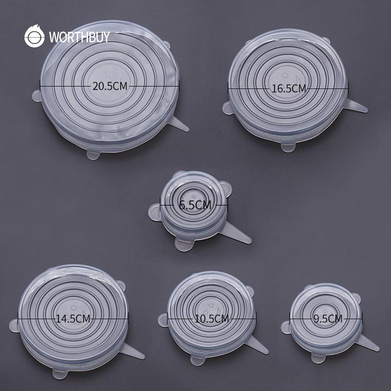 EcoLid - 6 Silicone Reusable Stretch Covers | Stornfield