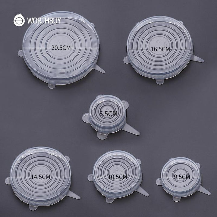 EcoLid - 6 Silicone Reusable Stretch Covers | Stornfield