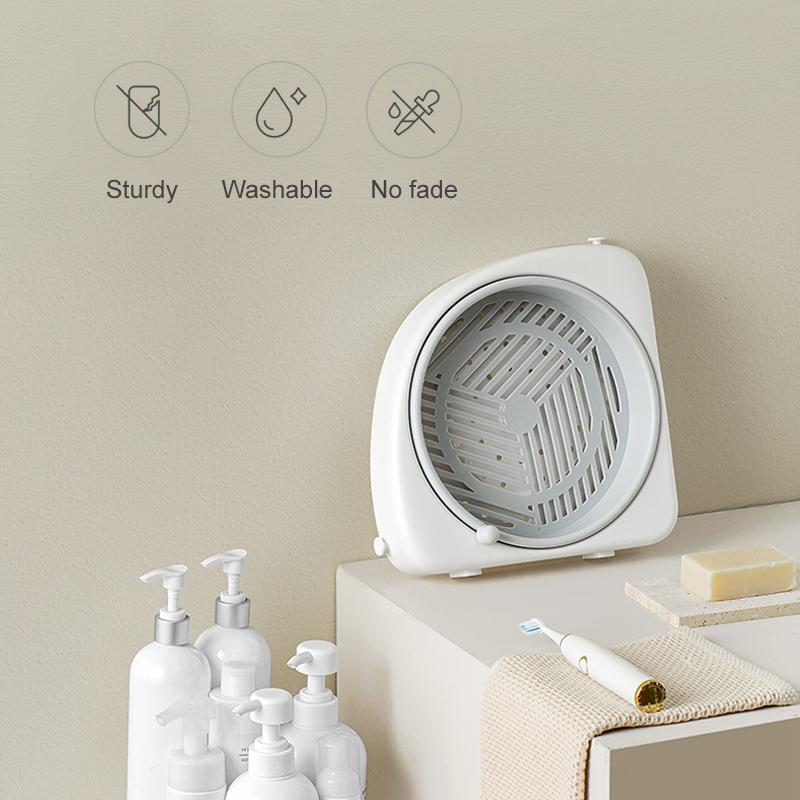 Corner Rotating Shelf Bathroom | Stornfield