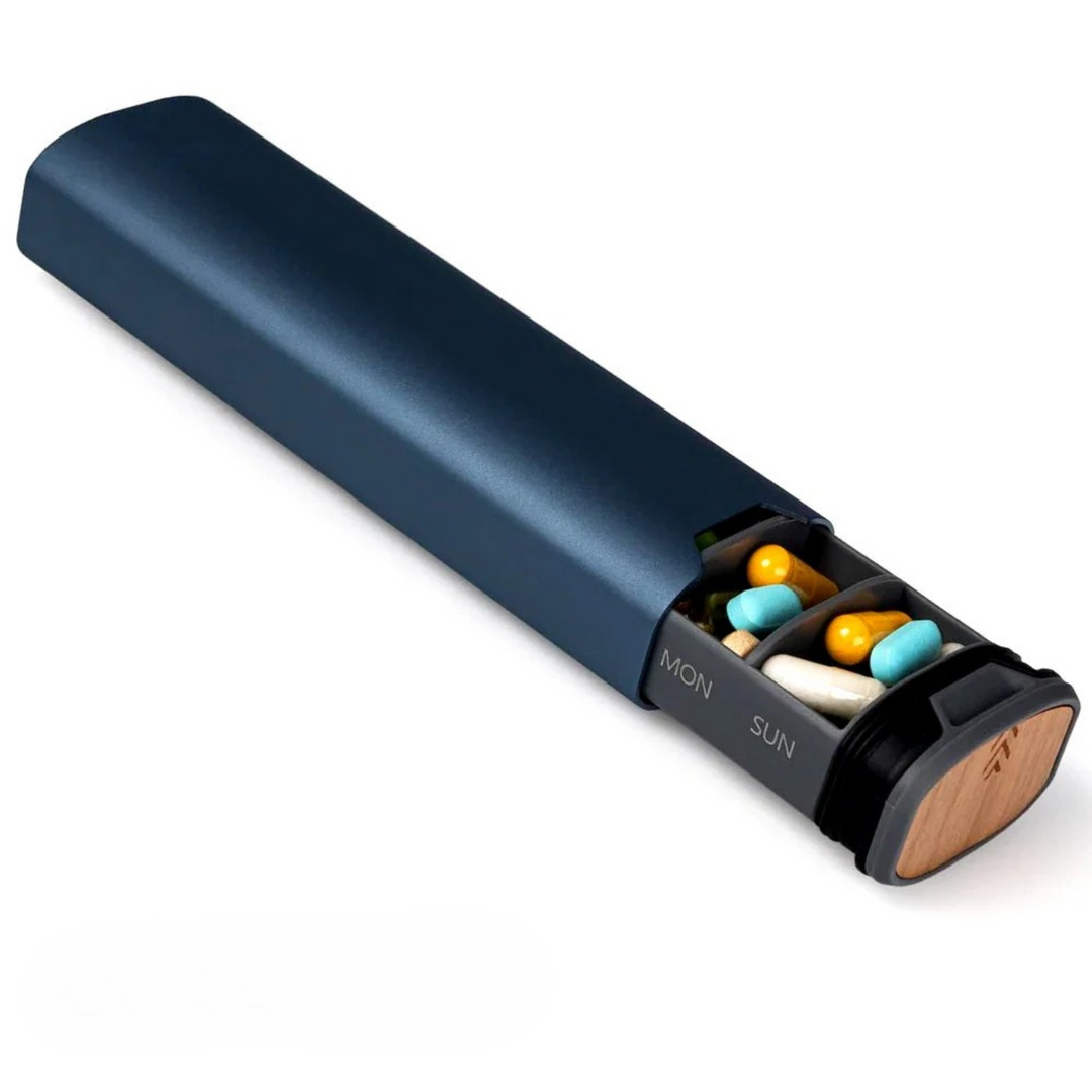 7-Day Medication Organizer – Compact Leakproof Pillbox for Home and Travel | Stornfield
