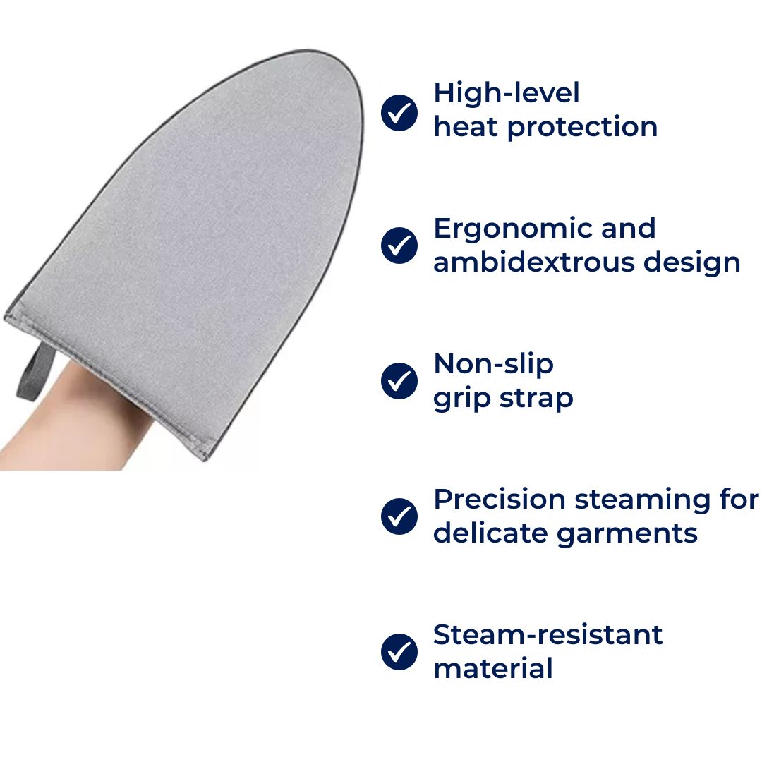 SteamShield | Steam Glove – Heat Protection – Anti-slip Strap – Precise Steaming for Delicate Garments Stornfield