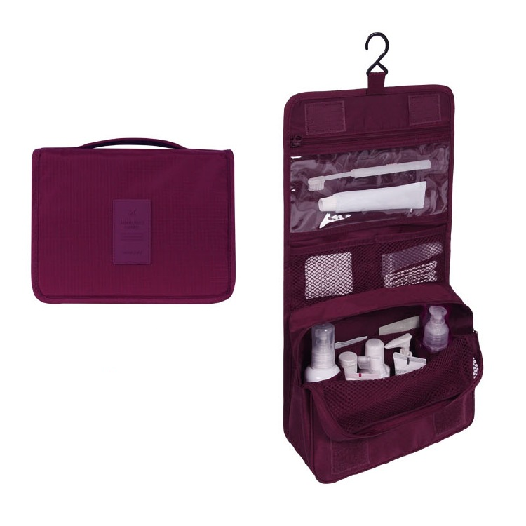 TravelEase – Water-repellent cosmetic bag with hooks and compartments | Travel toiletry bag | Stornfield