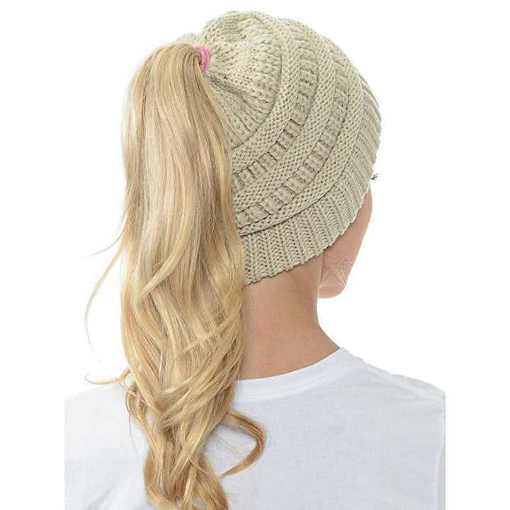 Knit Ponytail Beanie | Stornfield