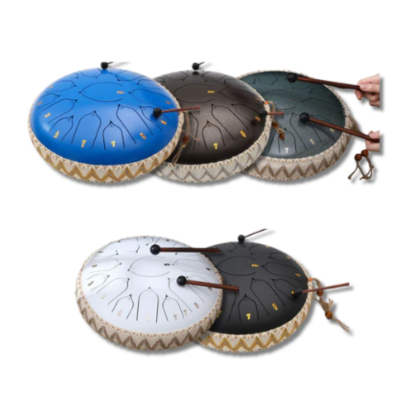 Stornfield | EchoDrum – Steel Tongue Drum for Meditation, Yoga, and Relaxation