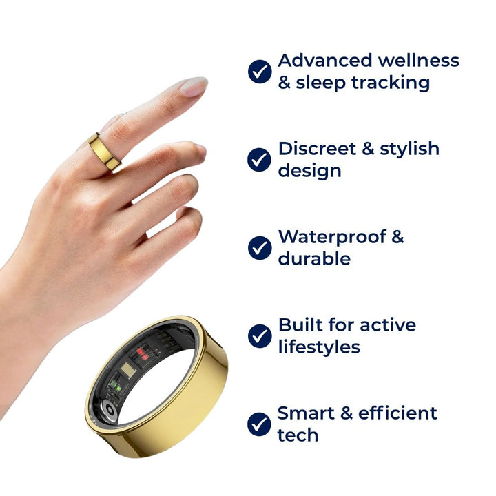 VitalBand Smart Ring - Sleep & Wellness Tracking - Waterproof - Ideal for Active Lifestyles Stornfield