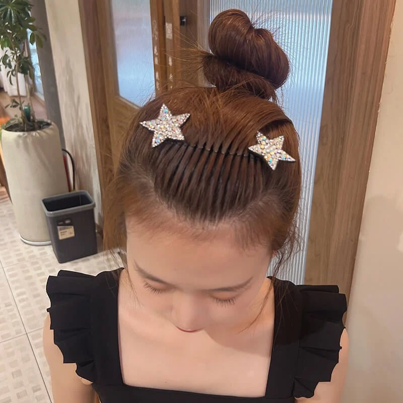 Rhinestone Star Hair Comb Set (5 pieces) | Stornfield