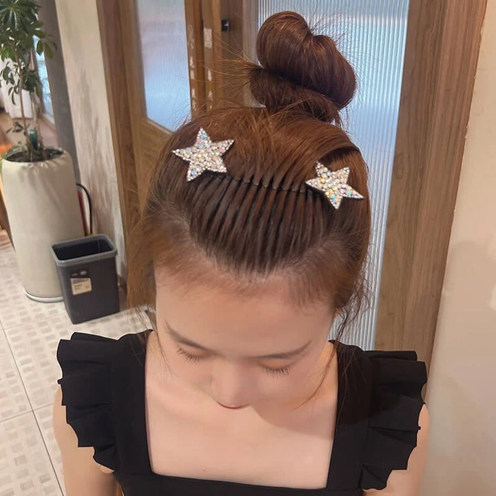 Rhinestone Star Hair Comb Set (5 pieces) | Stornfield